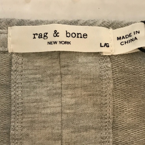 RAG‎ & BONE Large Gray Kat Split Back Tank Top NWT - Picture 4 of 7